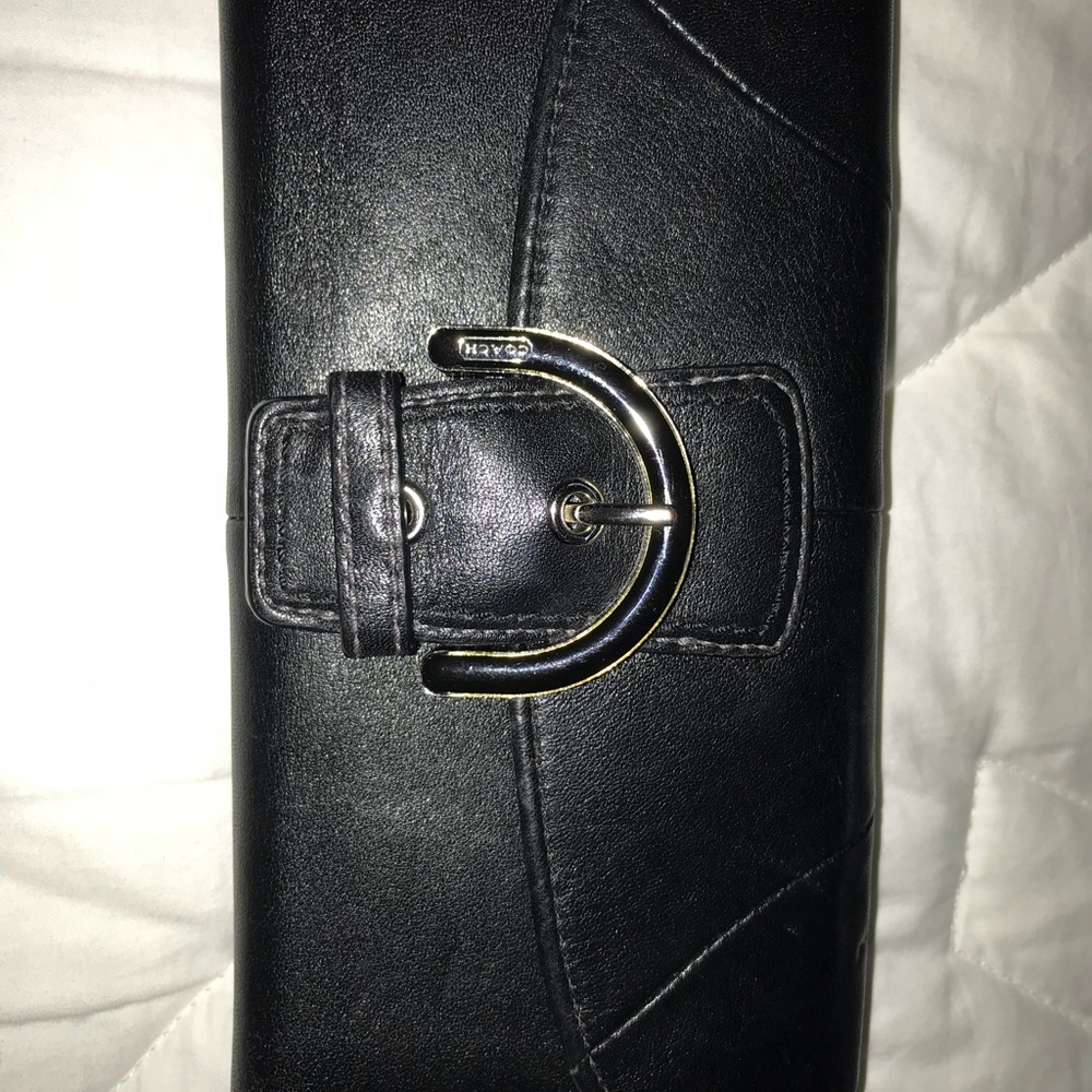 Coach Black Leather Wallet